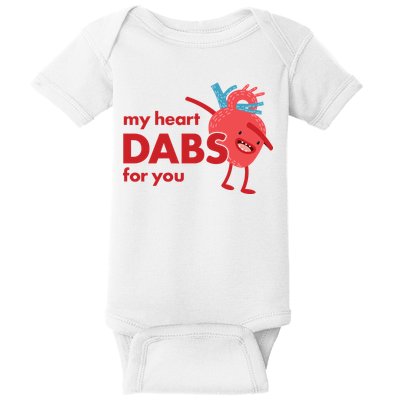 My Heart Dabs For You Baby Bodysuit