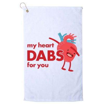 My Heart Dabs For You Golf Towel