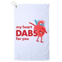 My Heart Dabs For You Golf Towel