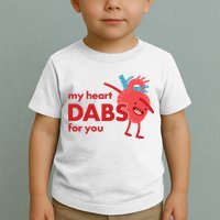 My Heart Dabs For You Toddler T-Shirt