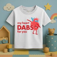 My Heart Dabs For You Toddler T-Shirt