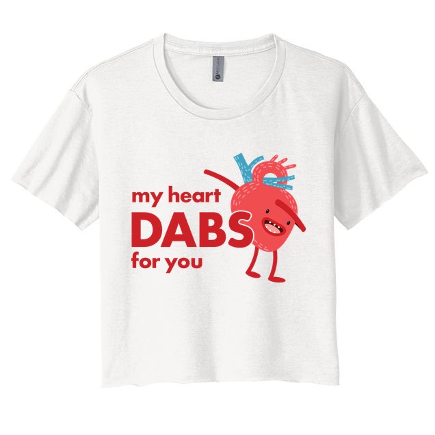 My Heart Dabs For You Crop Top