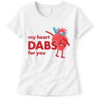 My Heart Dabs For You Womens T-Shirt
