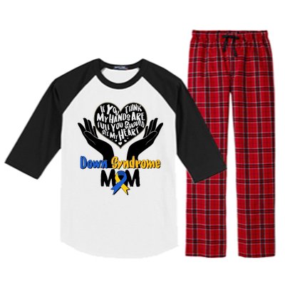 My Heart is Full - Down Syndrome Mom Raglan Sleeve Pajama Set