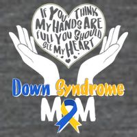 My Heart is Full - Down Syndrome Mom Baby Bodysuit