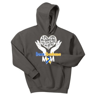 My Heart is Full - Down Syndrome Mom Kids Hoodie