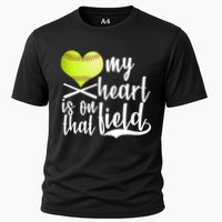 My Heart Is On That Field Baseball Performance Shirt