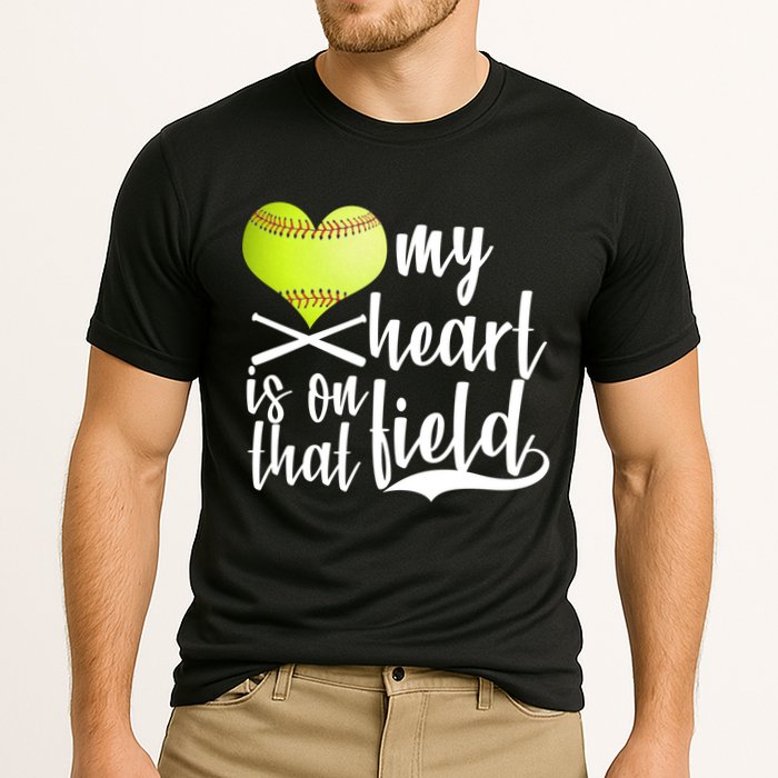 My Heart Is On That Field Baseball Performance Shirt