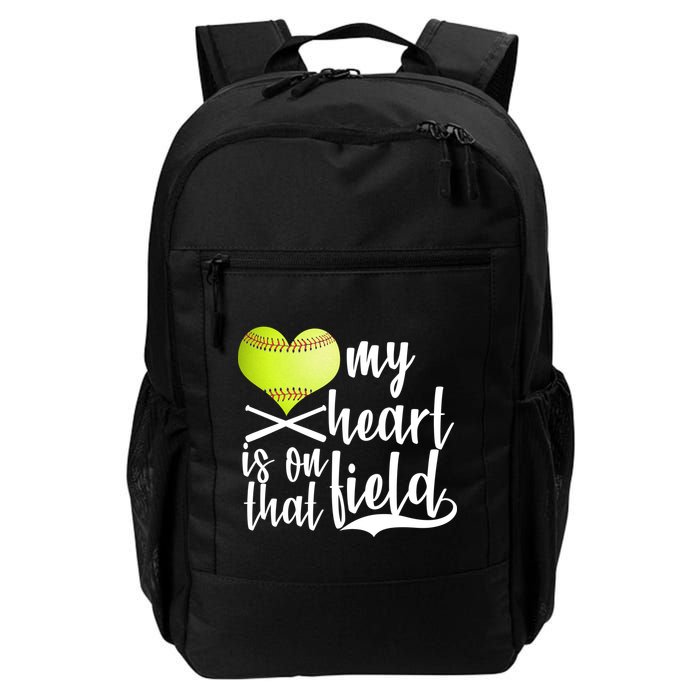 My Heart Is On That Field Baseball Backpack