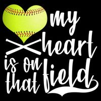 My Heart Is On That Field Baseball Backpack