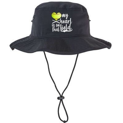 My Heart Is On That Field Baseball Bucket Hat