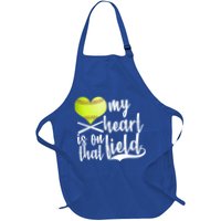 My Heart Is On That Field Baseball Apron
