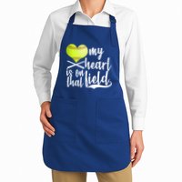 My Heart Is On That Field Baseball Apron