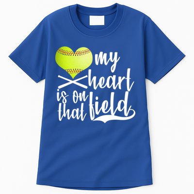 My Heart Is On That Field Baseball Tall T-Shirt