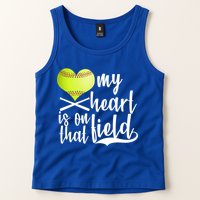 My Heart Is On That Field Baseball Tank Top