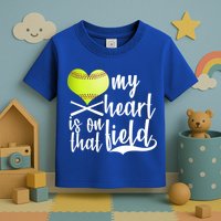 My Heart Is On That Field Baseball Toddler T-Shirt
