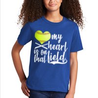 My Heart Is On That Field Baseball Kids T-Shirt