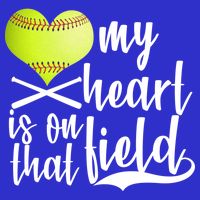 My Heart Is On That Field Baseball Kids T-Shirt