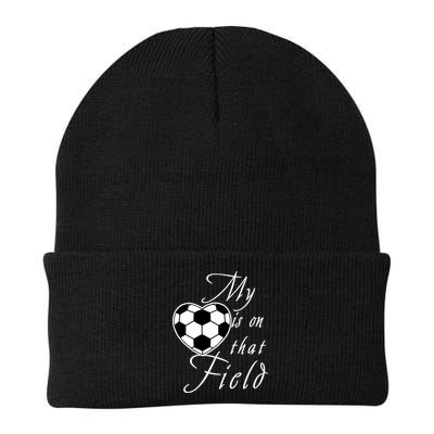 My Heart Is On that Field Cute Soccer Beanie