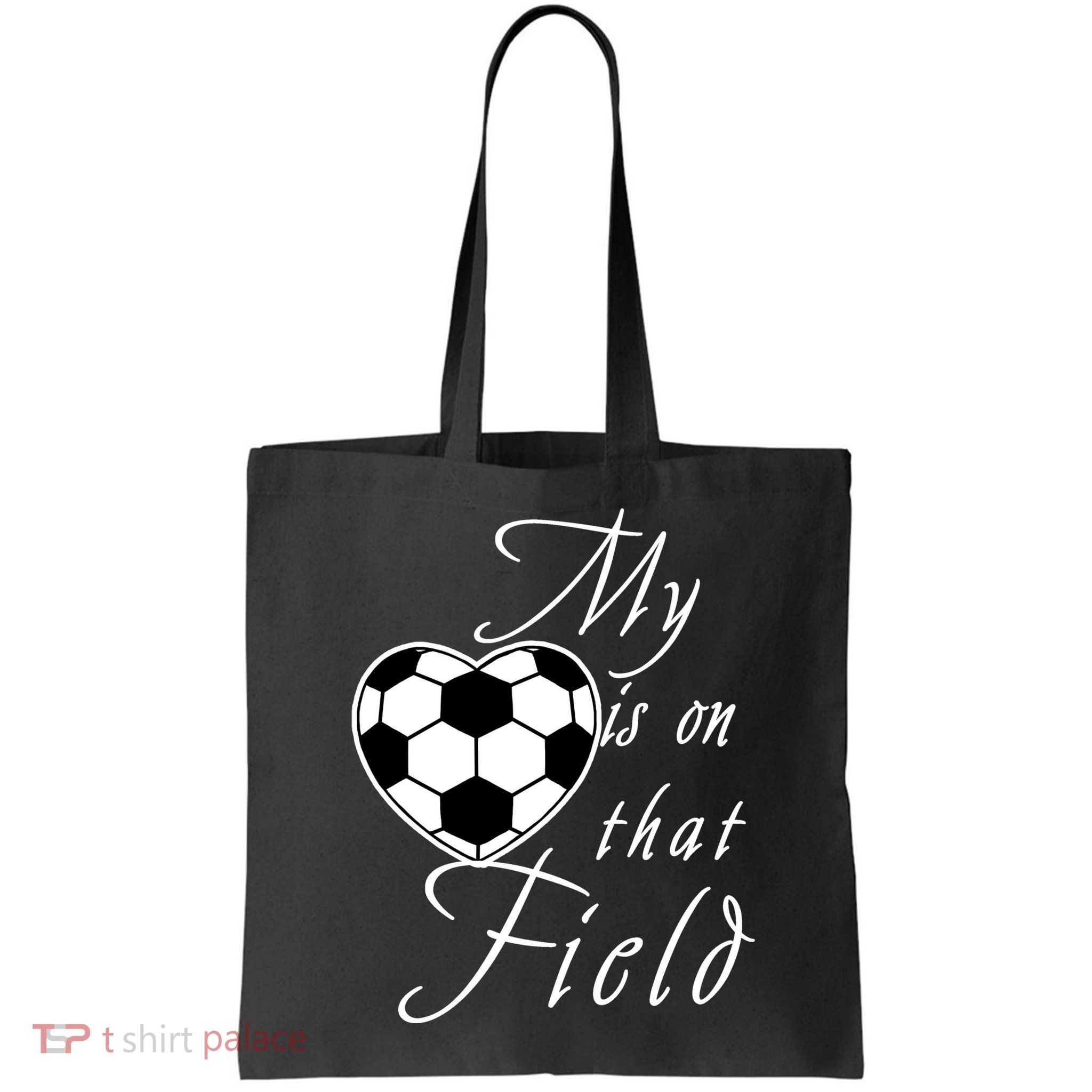 My Heart Is On that Field Cute Soccer Bag
