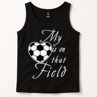 My Heart Is On that Field Cute Soccer Tank Top