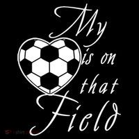 My Heart Is On that Field Cute Soccer Wool Snapback Cap