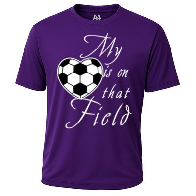 My Heart Is On that Field Cute Soccer Performance Shirt