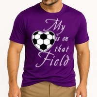 My Heart Is On that Field Cute Soccer Performance Shirt