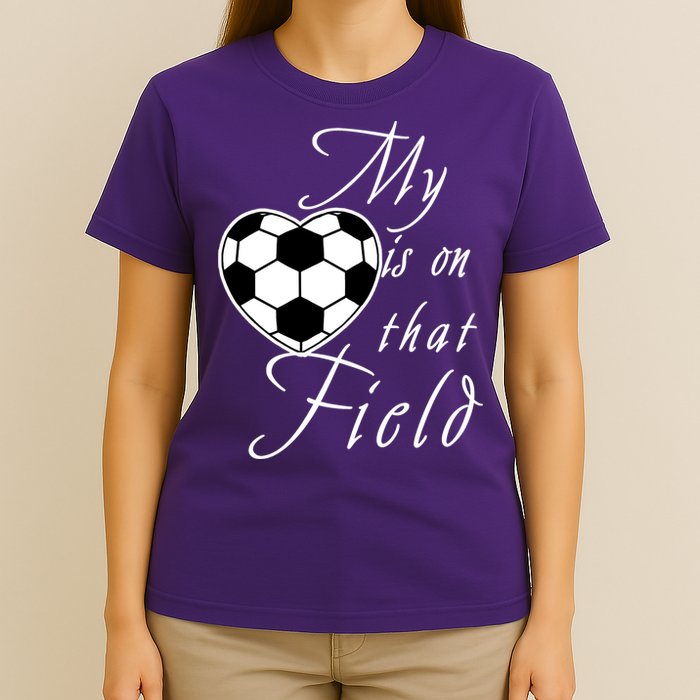 My Heart Is On that Field Cute Soccer T-Shirt