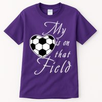 My Heart Is On that Field Cute Soccer Tall T-Shirt
