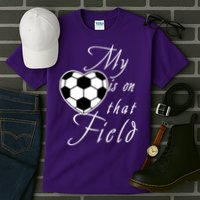 My Heart Is On that Field Cute Soccer Tall T-Shirt