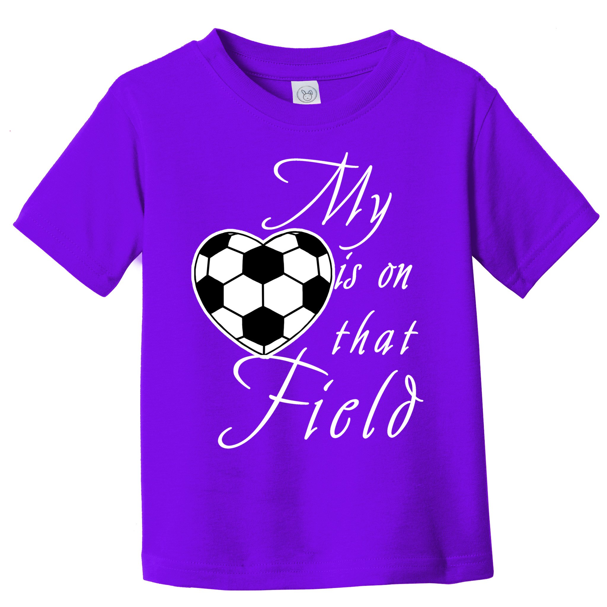 My Heart Is On that Field Cute Soccer Toddler T-Shirt