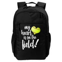 My Heart Is On The Field Baseball Player Backpack