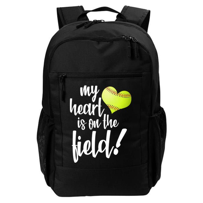 My Heart Is On The Field Baseball Player Backpack
