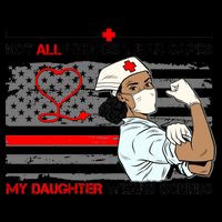 My Hero Daughter Wears Scrubs Nurse Mug