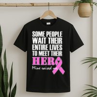 My Hero Raised Me Breast Cancer Awareness T-Shirt