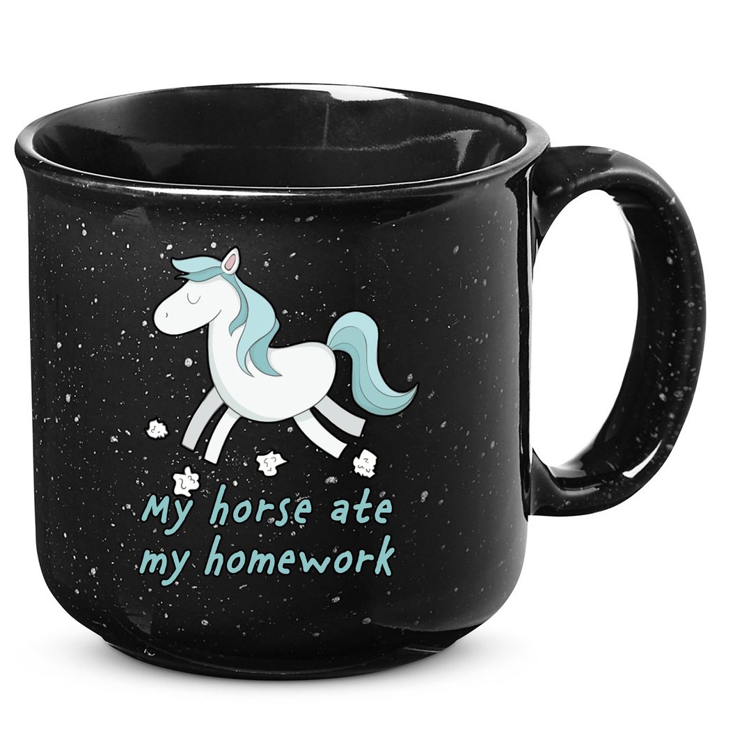 My Horse Ate My Homework 15oz Campfire Ceramic Mug