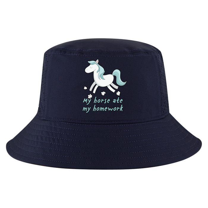 My Horse Ate My Homework Cool Comfort Performance Bucket Hat