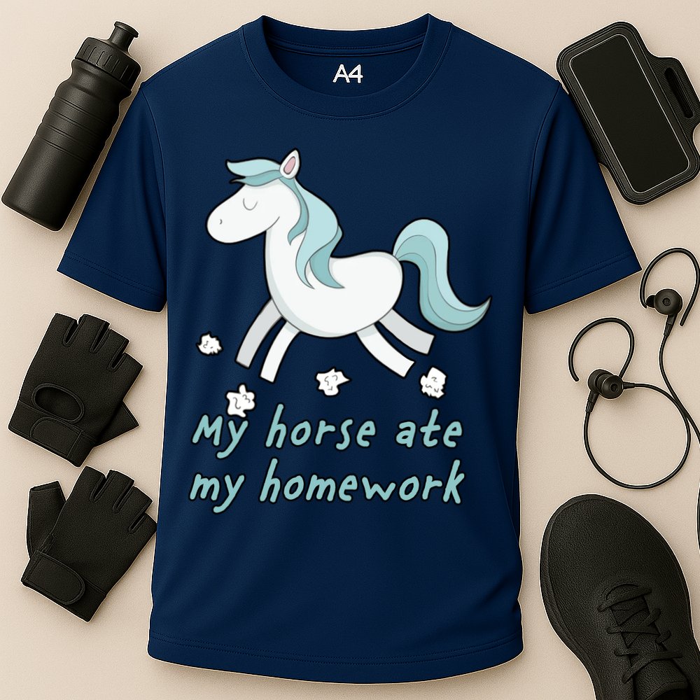 My Horse Ate My Homework Performance Shirt