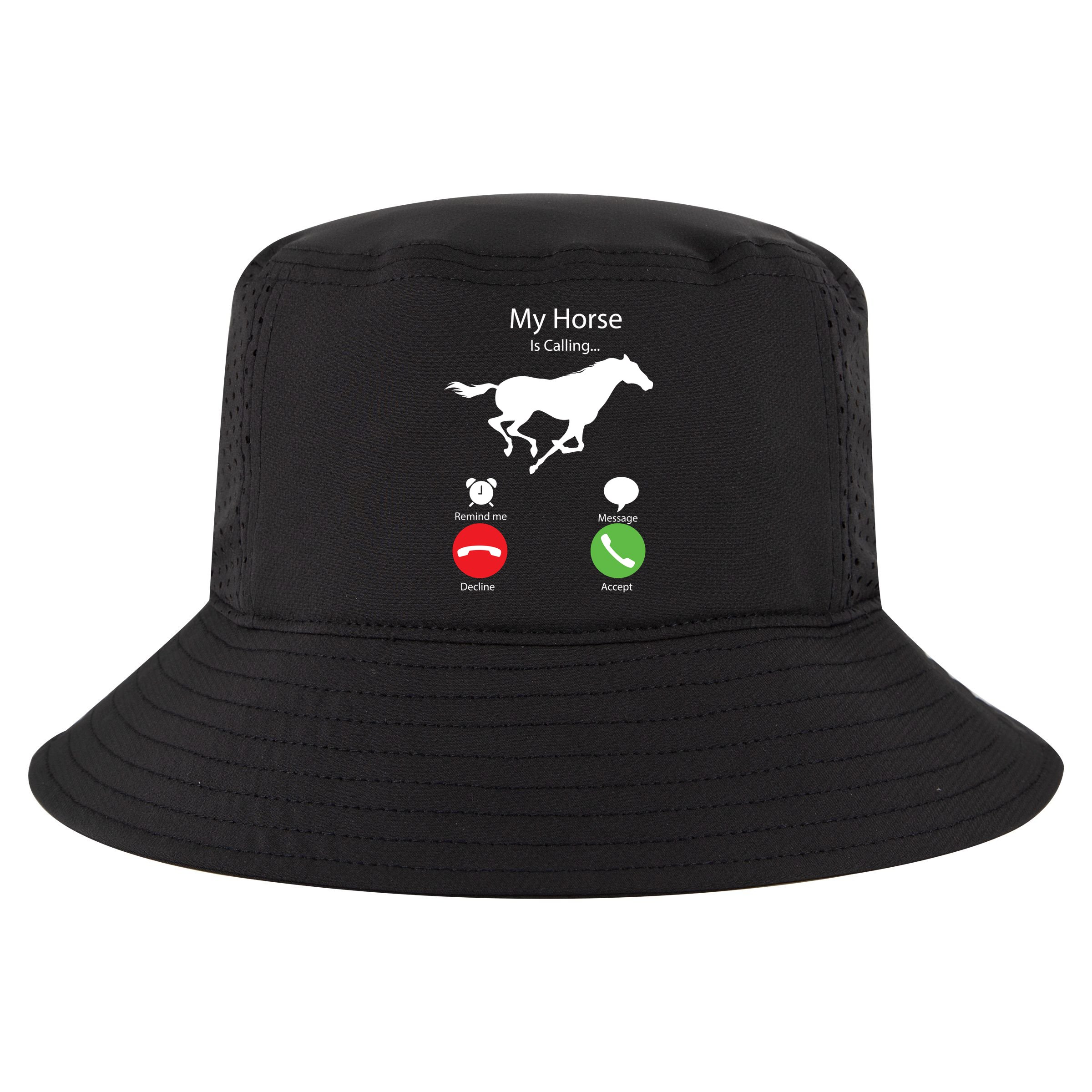 My Horse Is Calling Cool Comfort Performance Bucket Hat