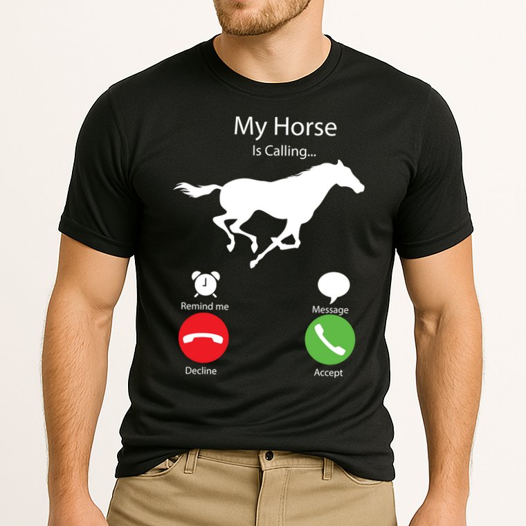 My Horse Is Calling Performance Shirt