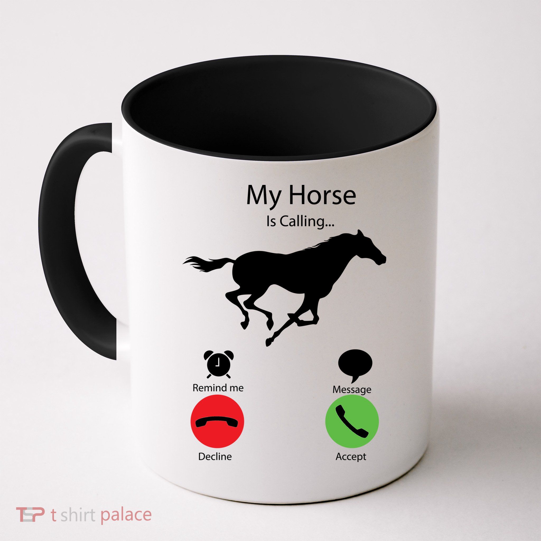 My Horse Is Calling Coffee Mug