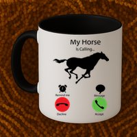 My Horse Is Calling Mug