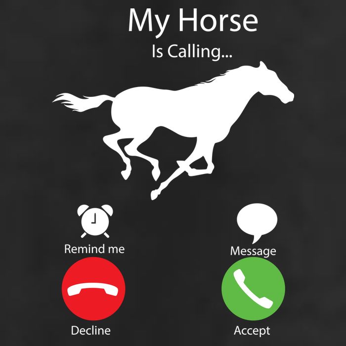 My Horse Is Calling Golf Towel