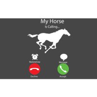 My Horse Is Calling Bumper Sticker