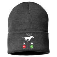 My Horse Is Calling Sustainable Knit Beanie