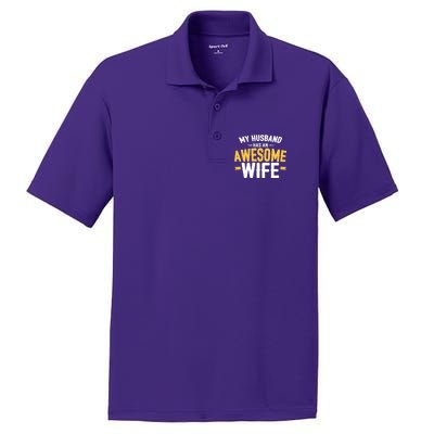 My Husband Has An Awesome Wife PosiCharge RacerMesh Polo