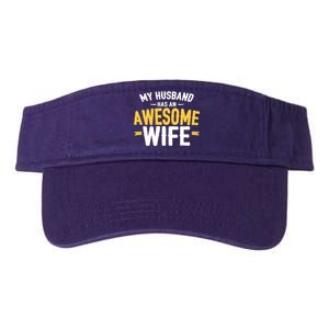 My Husband Has An Awesome Wife Valucap Bio-Washed Visor