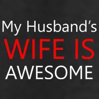 My Husband's Wife Is Awesome Cool Comfort Performance Bucket Hat