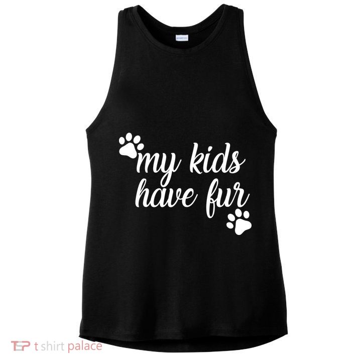 My Kids Have Fur Ladies PosiCharge Tri-Blend Wicking Tank